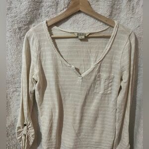 Lucky Brand LS sleeve dolman top Size Small